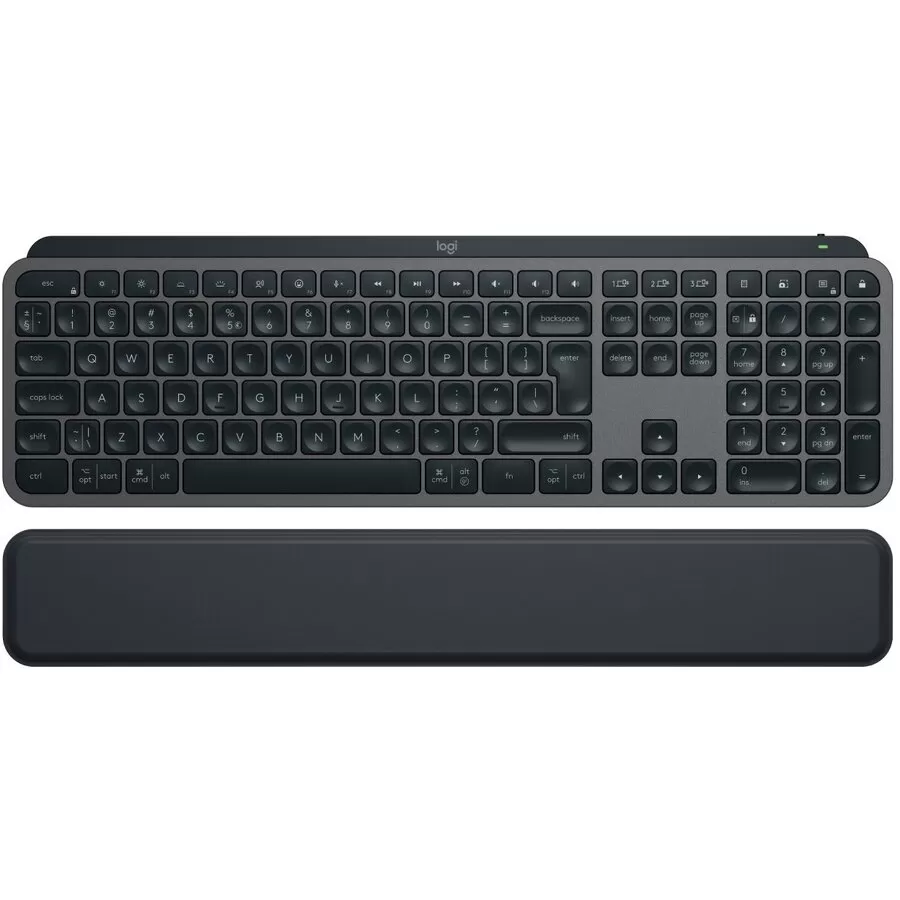 Tastatura Wireless MX Keys S Palmrest Bluetooth Layout US INTL Grafit