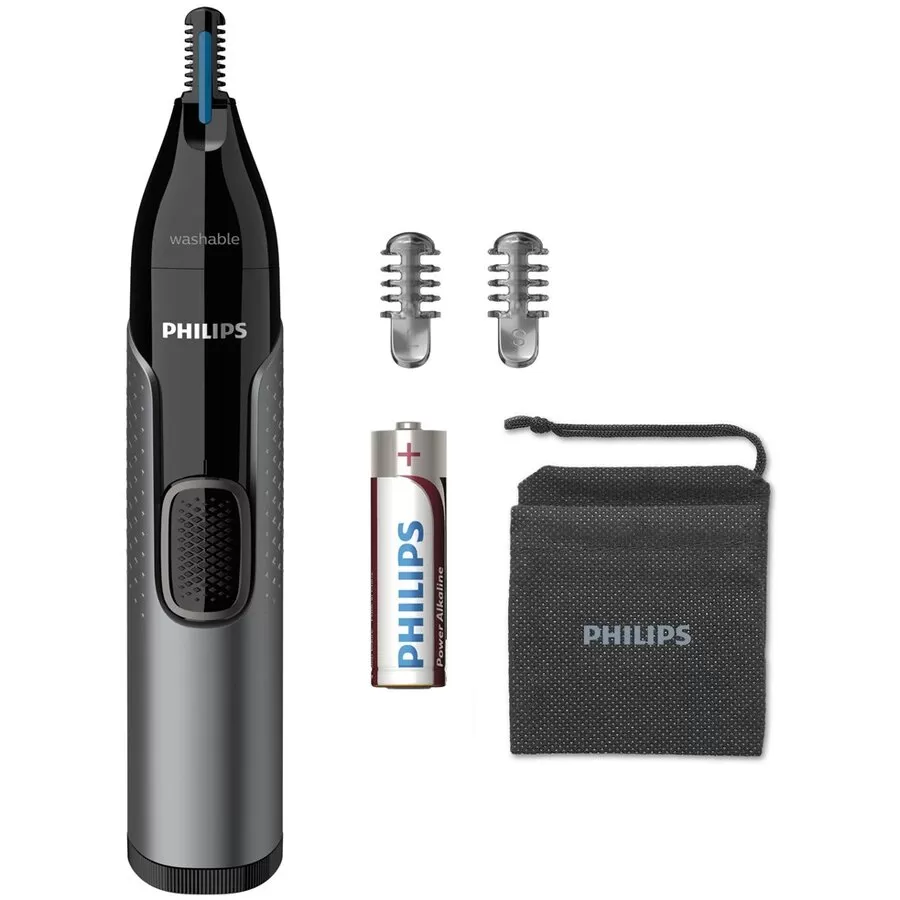 Trimmer Nas Urechi Si Sprancene Acumulator Negru Gri