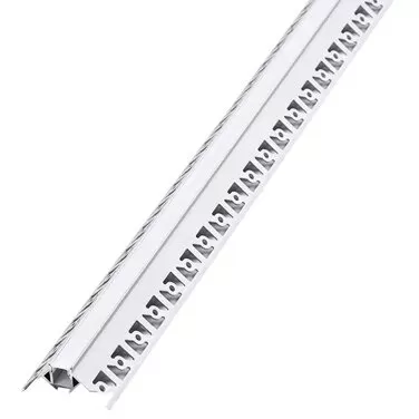 Profil Aluminiu pentru Banda LED Montaj Rigips Colt Exterior 2m Aluminiu Mat