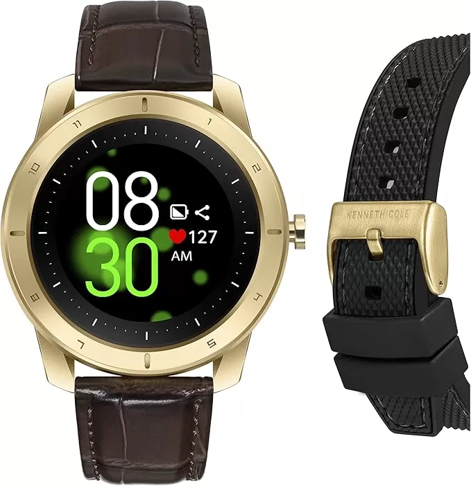 Ceas Smartwatch Barbati, Kenneth Cole, New York KCWGD2174062, Set cu Bratara suplimentara
