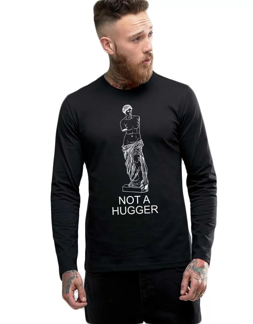 Bluza barbati neagra - Not a hugger