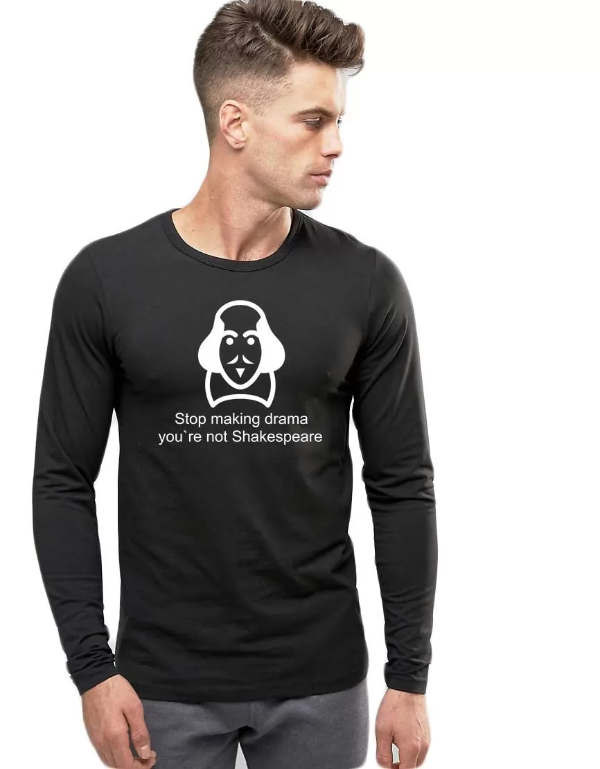 Bluza barbati neagra - Shakespeare Drama