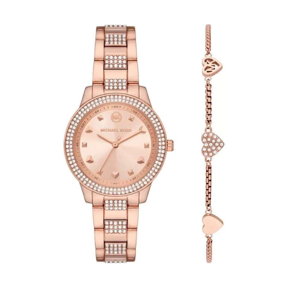 Ceas Dama, Michael Kors, Tibby MK1070SET, Set cu Bratara