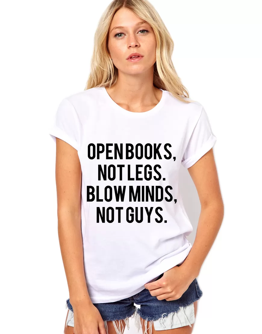 Tricou dama alb - Open Books