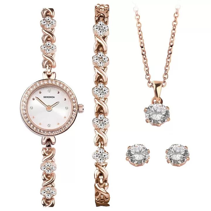Ceas Barbati, Sekonda, Sport S-49027, Set cu Pandantiv, cercei si bratara