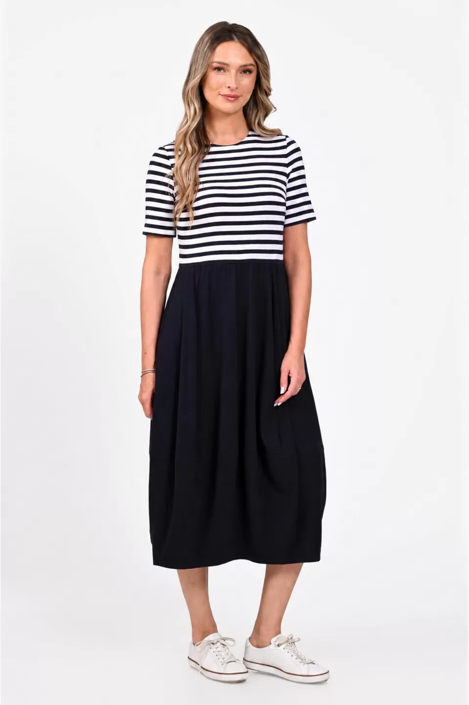 Rochie Dama, Eranthe, Baloon, tip Lalea cu dungi V391