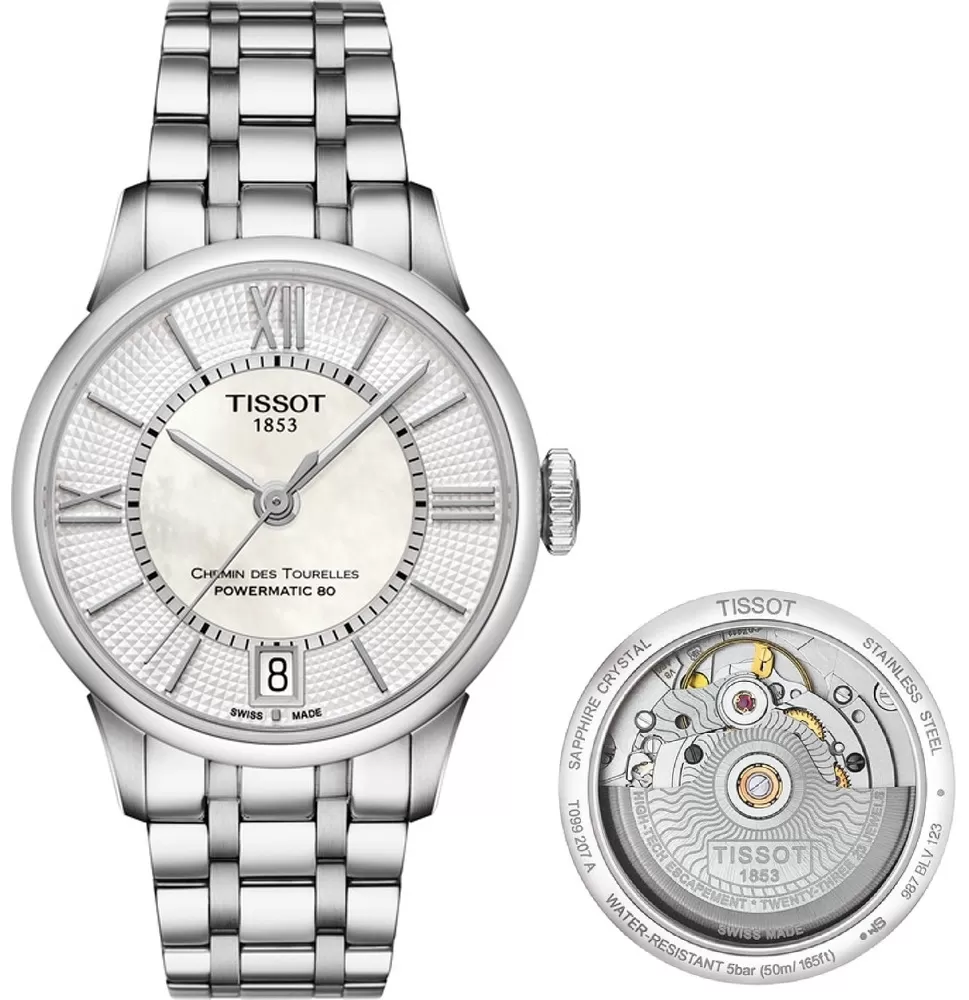 Ceas Dama, Tissot, Chemin des Tourelles T0992071111800