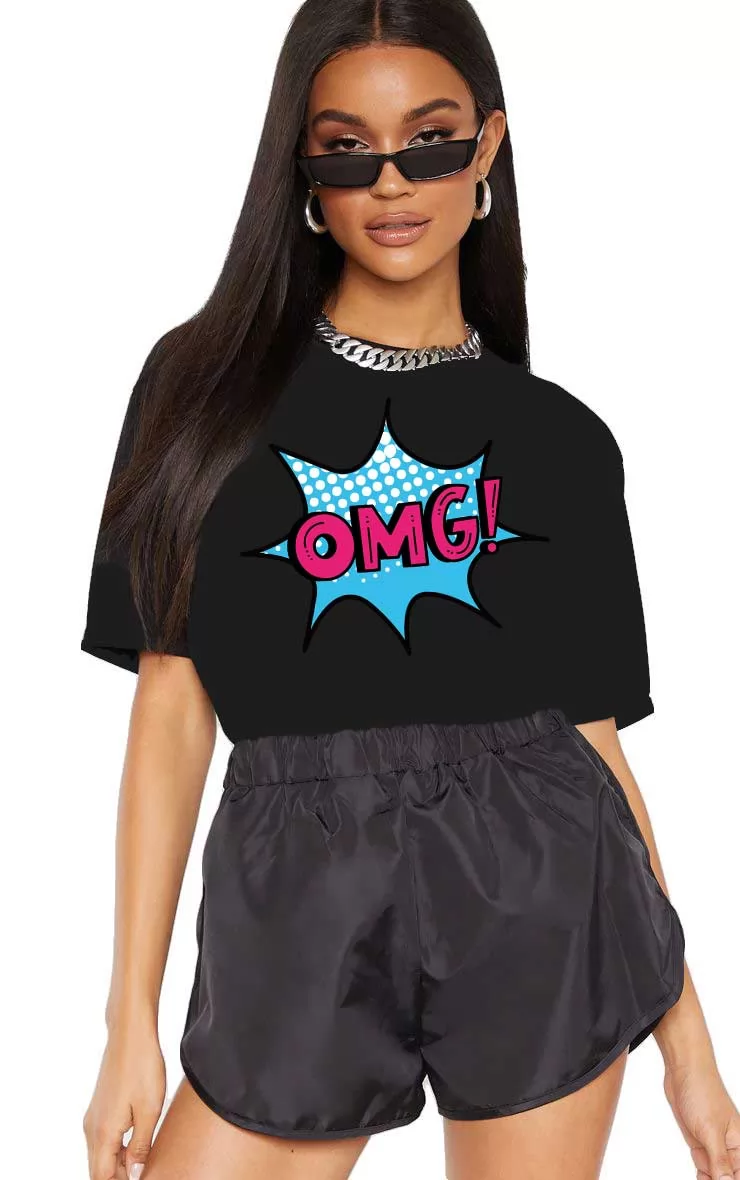 Tricou dama negru - Sugar Skull Colorful