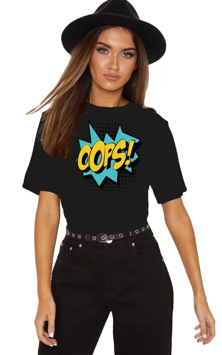 Tricou dama negru - Be Flamazing
