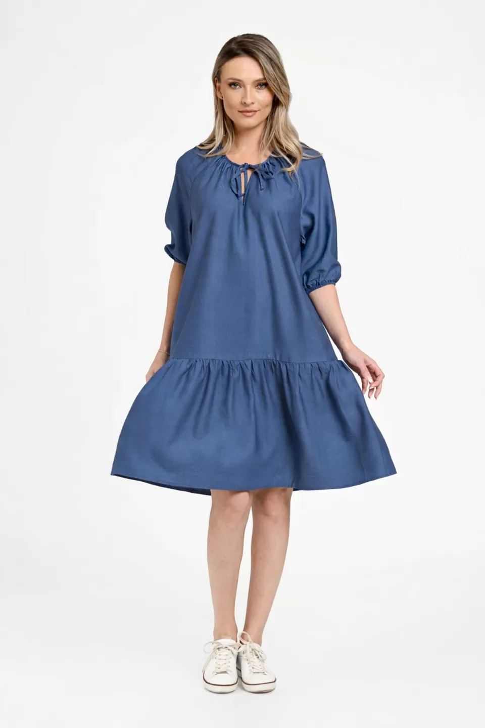 Rochie Dama, Eranthe, Boho Style, cu Pictura Realizata Manual V350