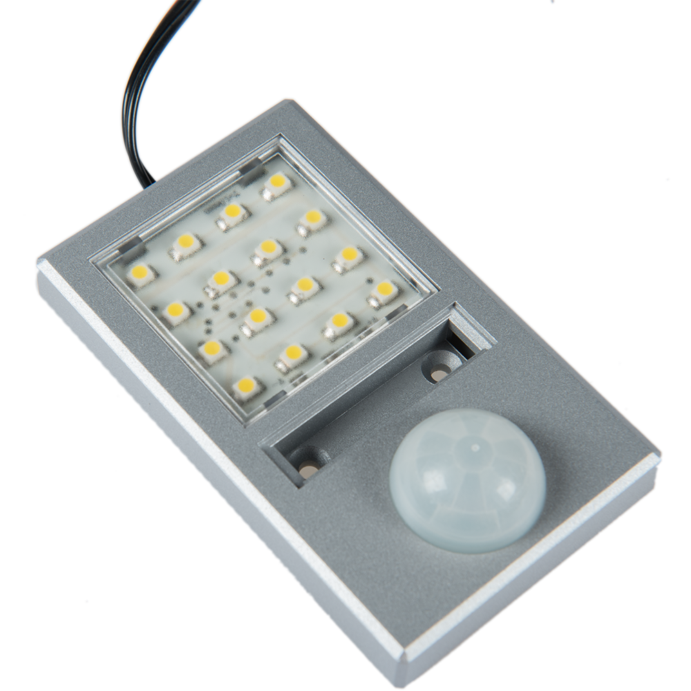 Lampa dreptunghiulara cu senzor si LED alb rece