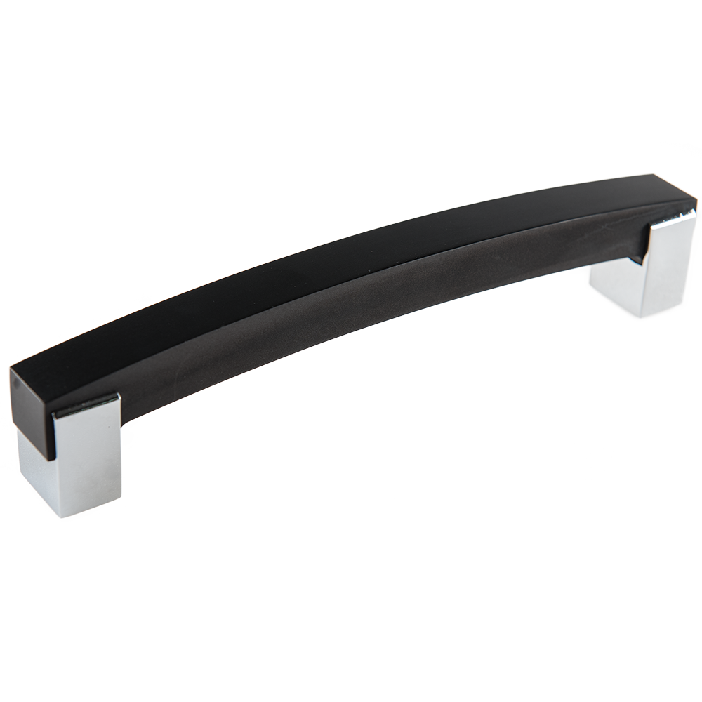 Maner AA686 160 mm, negru aluminiu mat