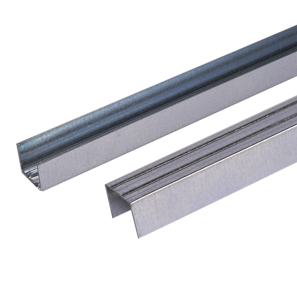 Profil UD FierCTC, tabla zincata, pentru gips-carton, 30 x 4000 x 0.6 mm
