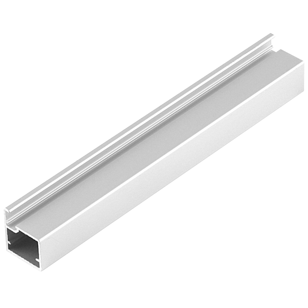 Profil rama de geam cu frezare Tip 2 aluminiu, 3 m
