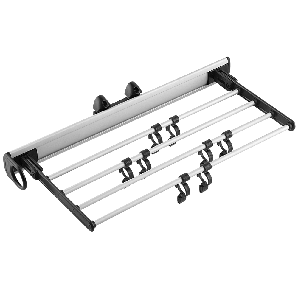 Suport pentru pantaloni cu glisiera cu bile, aluminiu plastic, negru mat, 450 x 200 x 215 mm