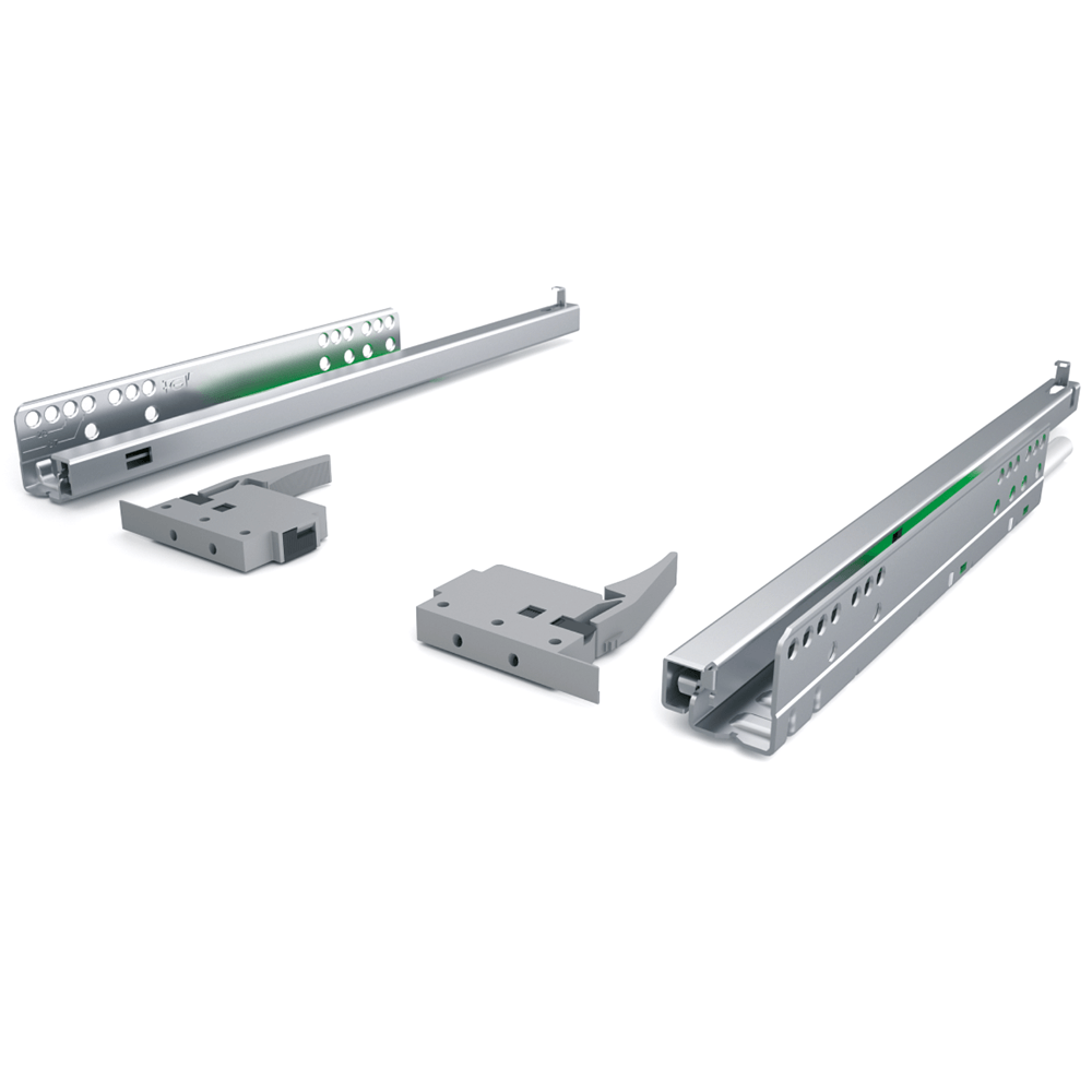Glisiera Excel cu extractie partiala si amortizor E-FIX FGV, 500 mm