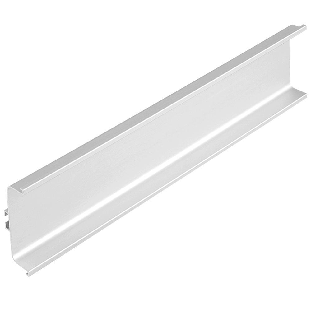 Profil din aluminiu Gola 8007, lucios, LU5, orizontal, 4,1 m