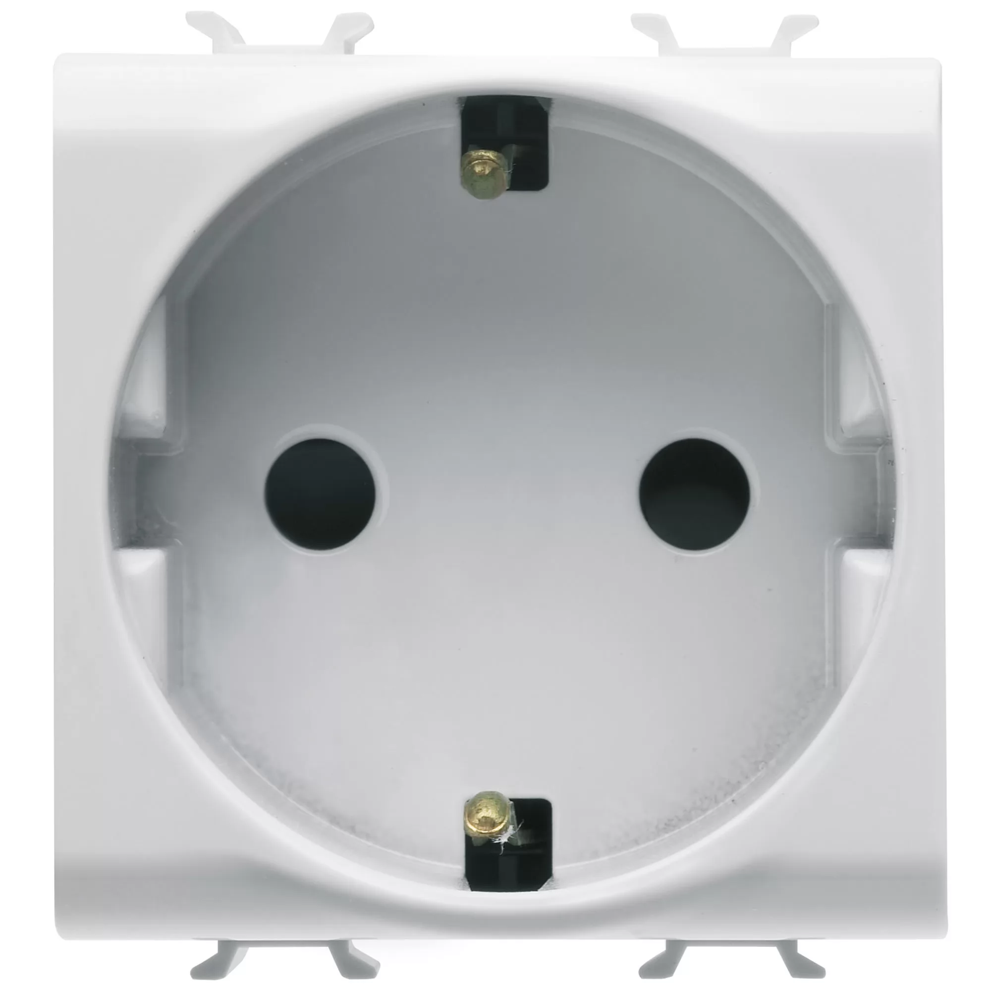 Priza 2P+E Chorus, Gewiss GW10241, 2M, alb
