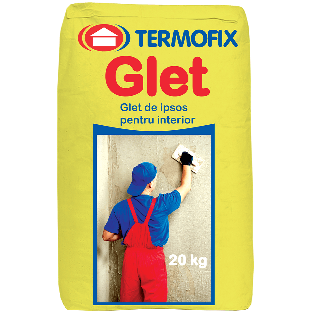 Glet de incarcare Termofix, pe baza de ipsos, pentru interior, 20 kg