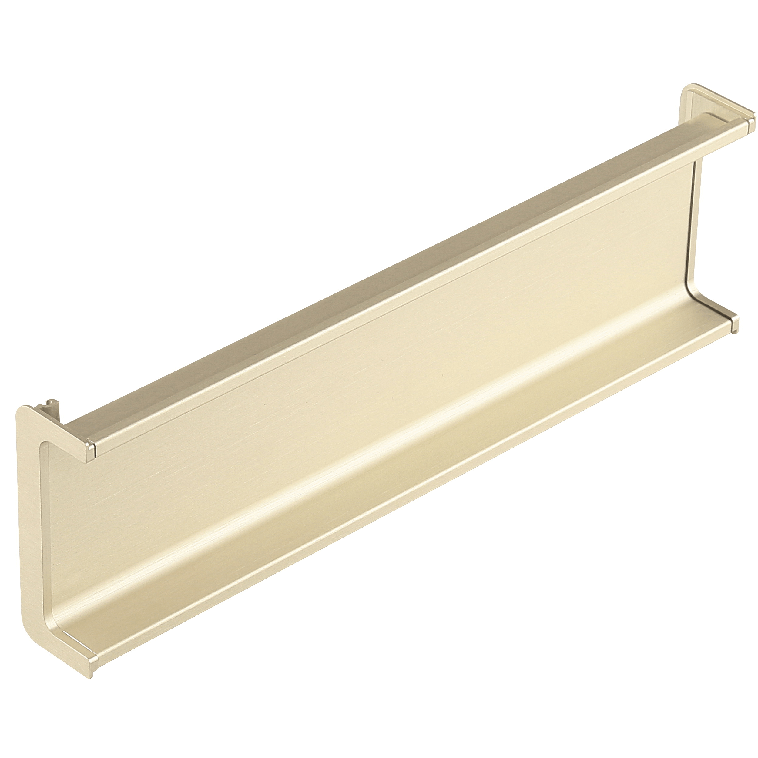 Profil din aluminiu Gola 8007, titan, 45S, orizontal, 4,1 m