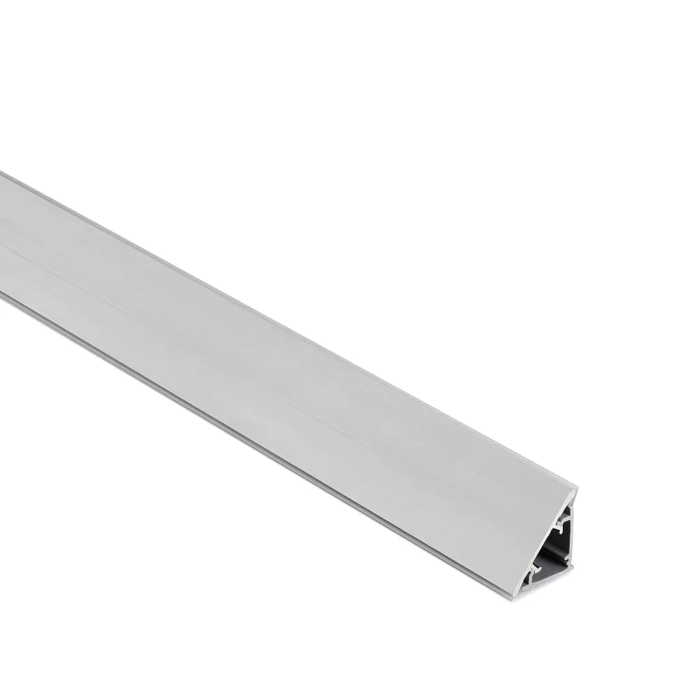 Profil inaltator pentru blat bucatarie LU5, aluminiu lucios, 4 m