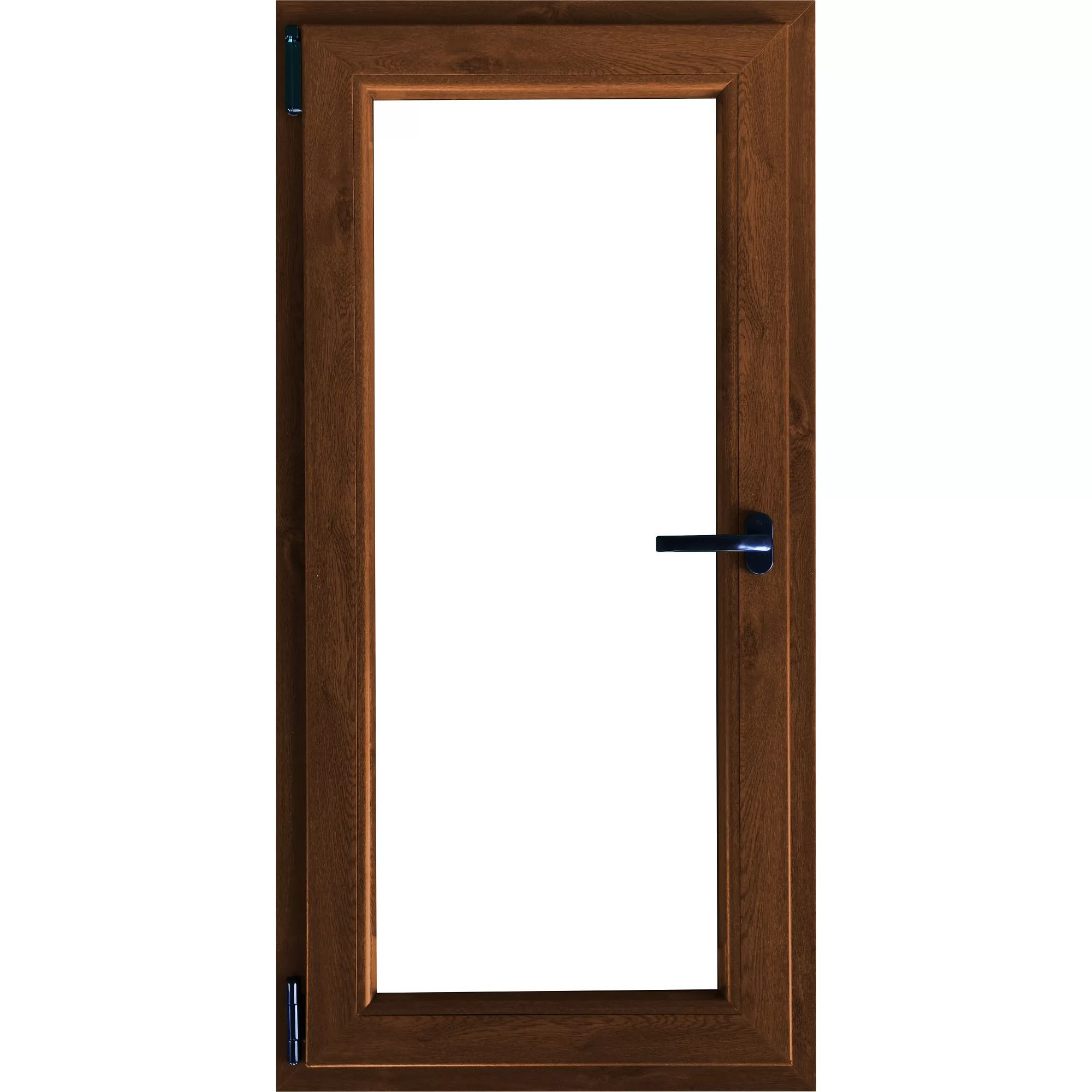 Usa PVC pentru balcon, stejar, 76 x 204 cm, stanga