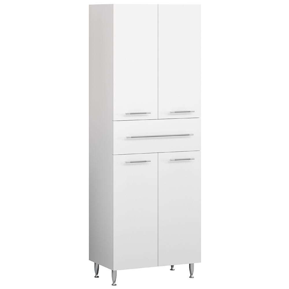 Dulap dublu baie Badenmob Seria 005, PAL MDF, alb, 166 x 60 x 31.6 cm
