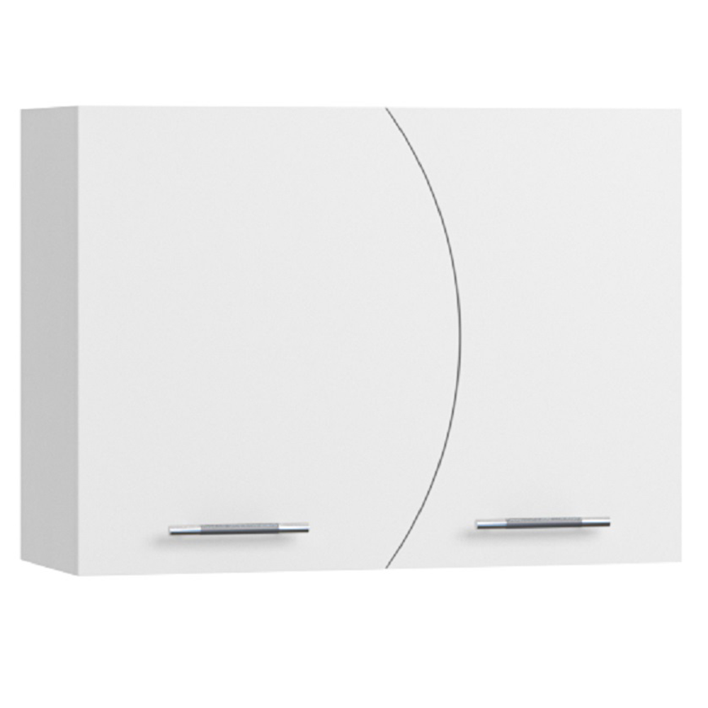 Dulap baie suspendat Badenmob, PAL MDF, alb, 60 x 26.6 x 45 cm