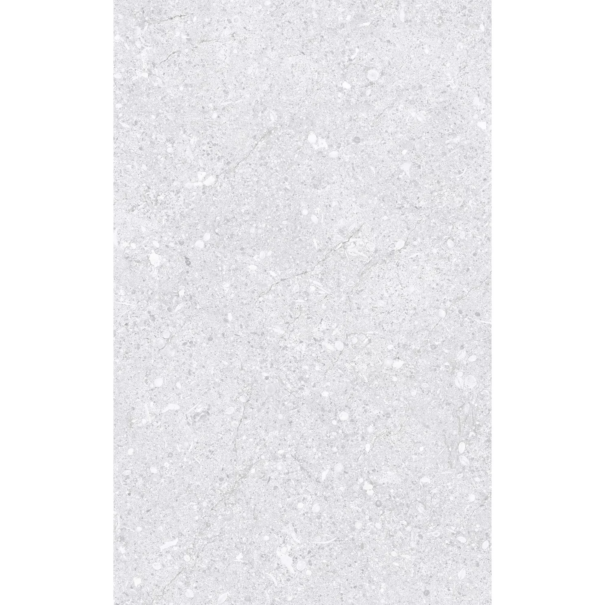Faianta baie Kai Greco Light Grey, gri, mat, aspect de piatra, 40 x 25 cm