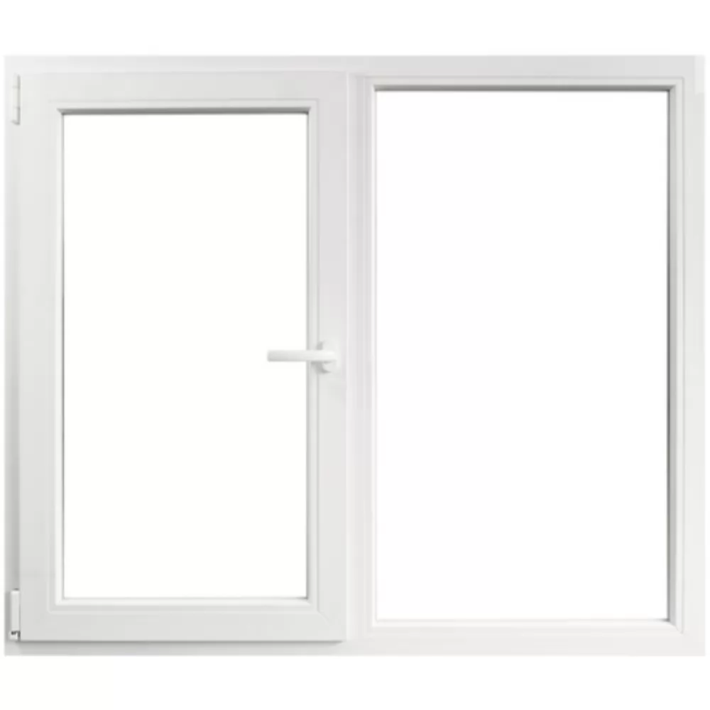 Fereastra PVC, 5 camere, deschidere stanga oscilobatant, alb, 136 x 116 cm