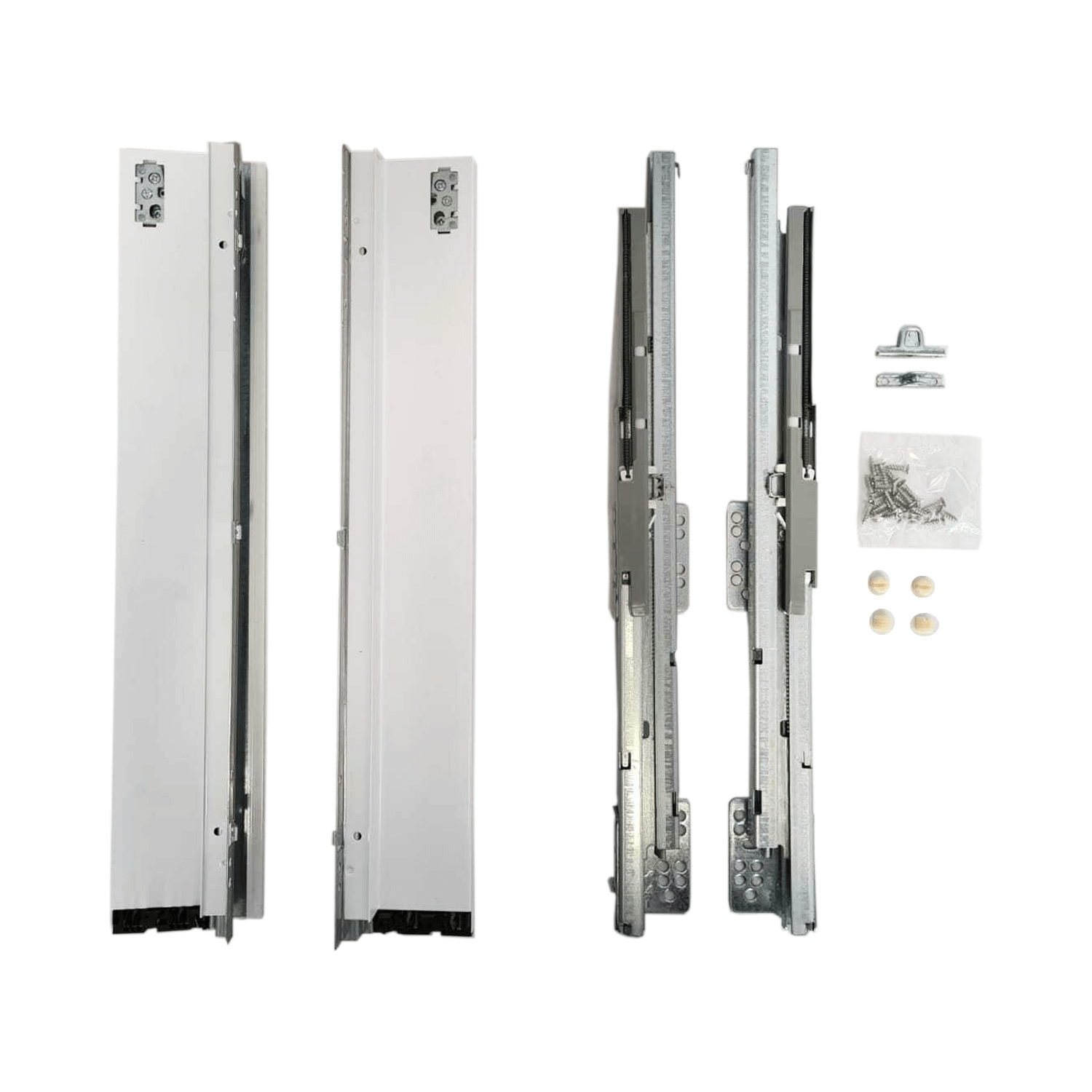 Set sertar FGV TEN2, metal, alb, 45 kg, 0,4 m