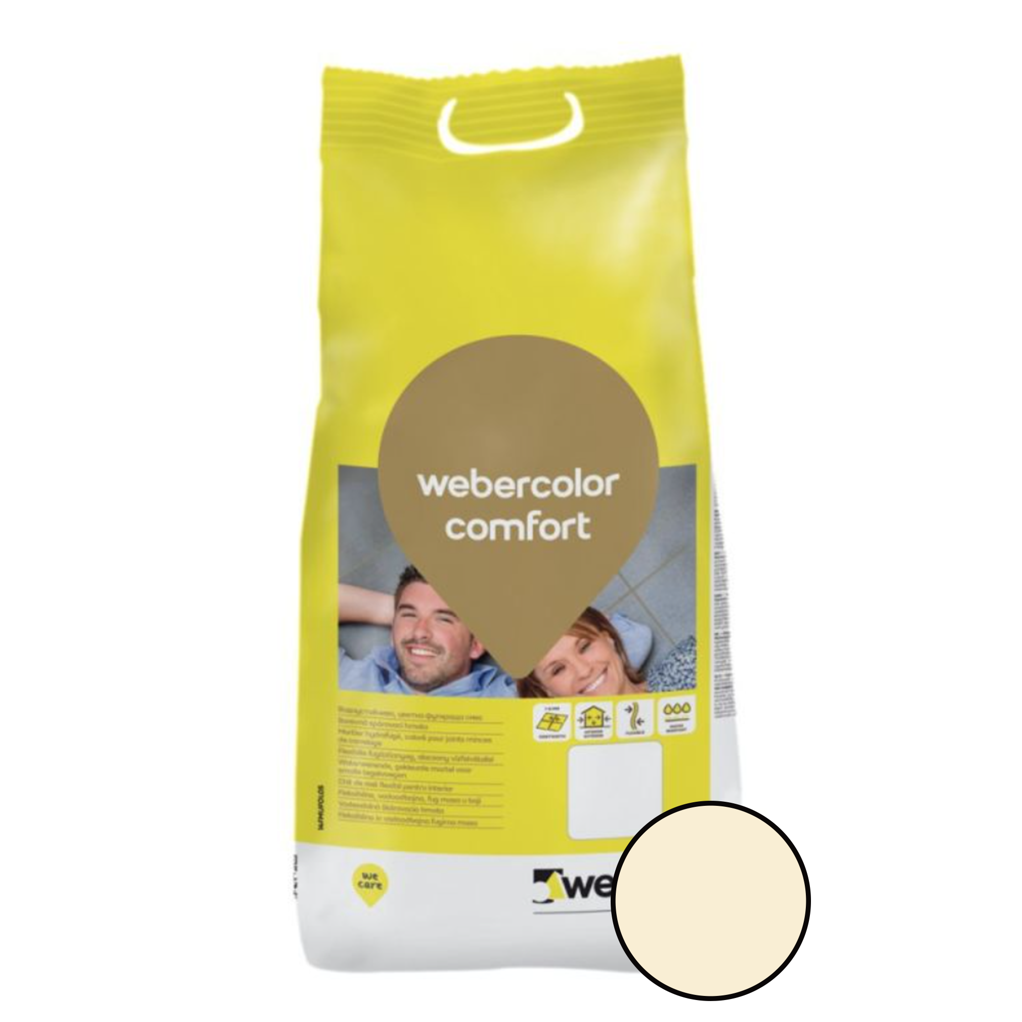 Chit de rosturi Weber Color Comfort interior exterior Beige 2Kg