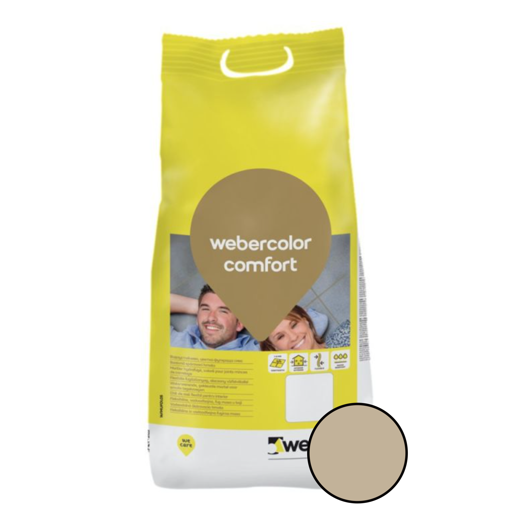 Chit de rosturi Weber Color Comfort interior exterior Nutt 2Kg
