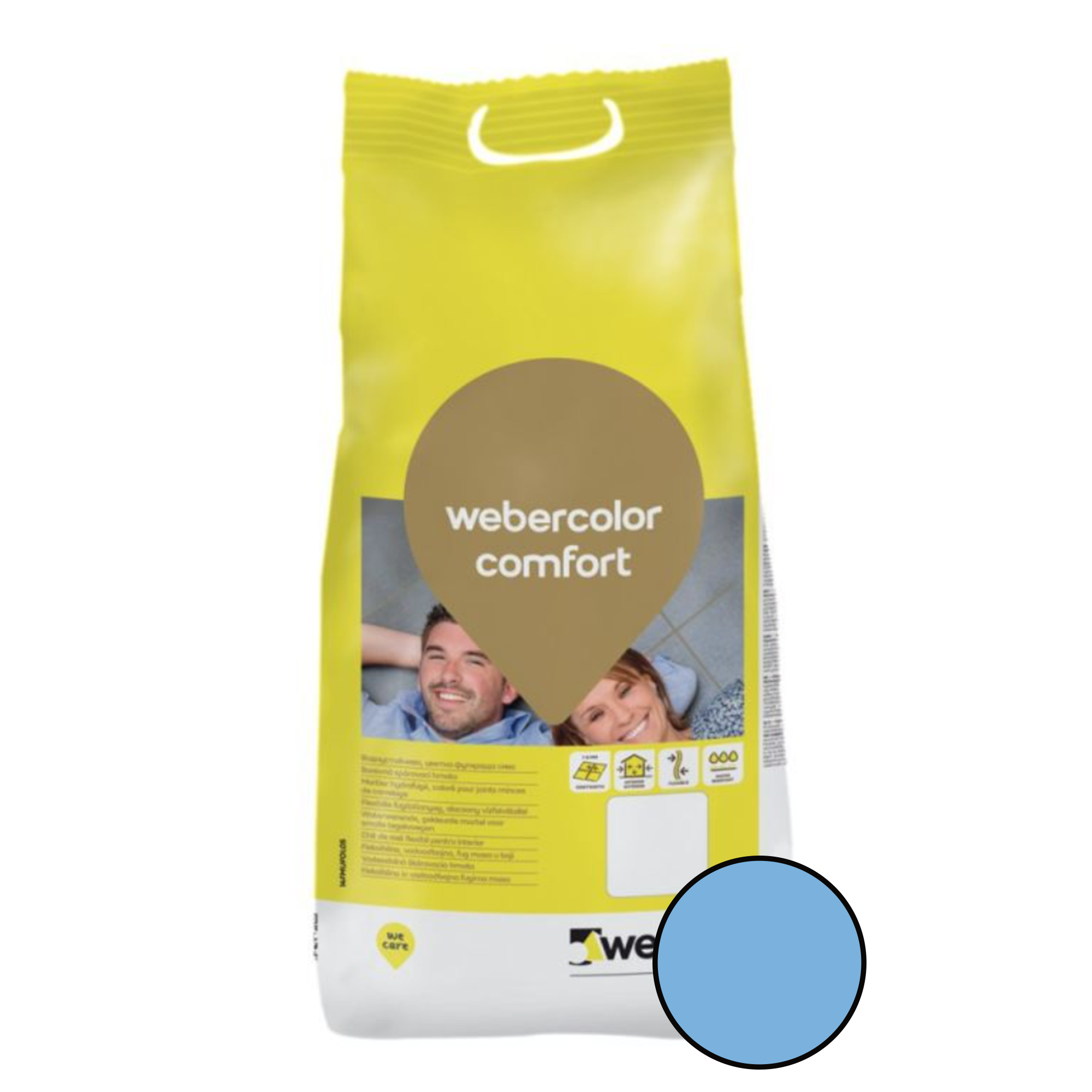 Chit de rosturi Weber Color Comfort interior exterior Sky 2Kg
