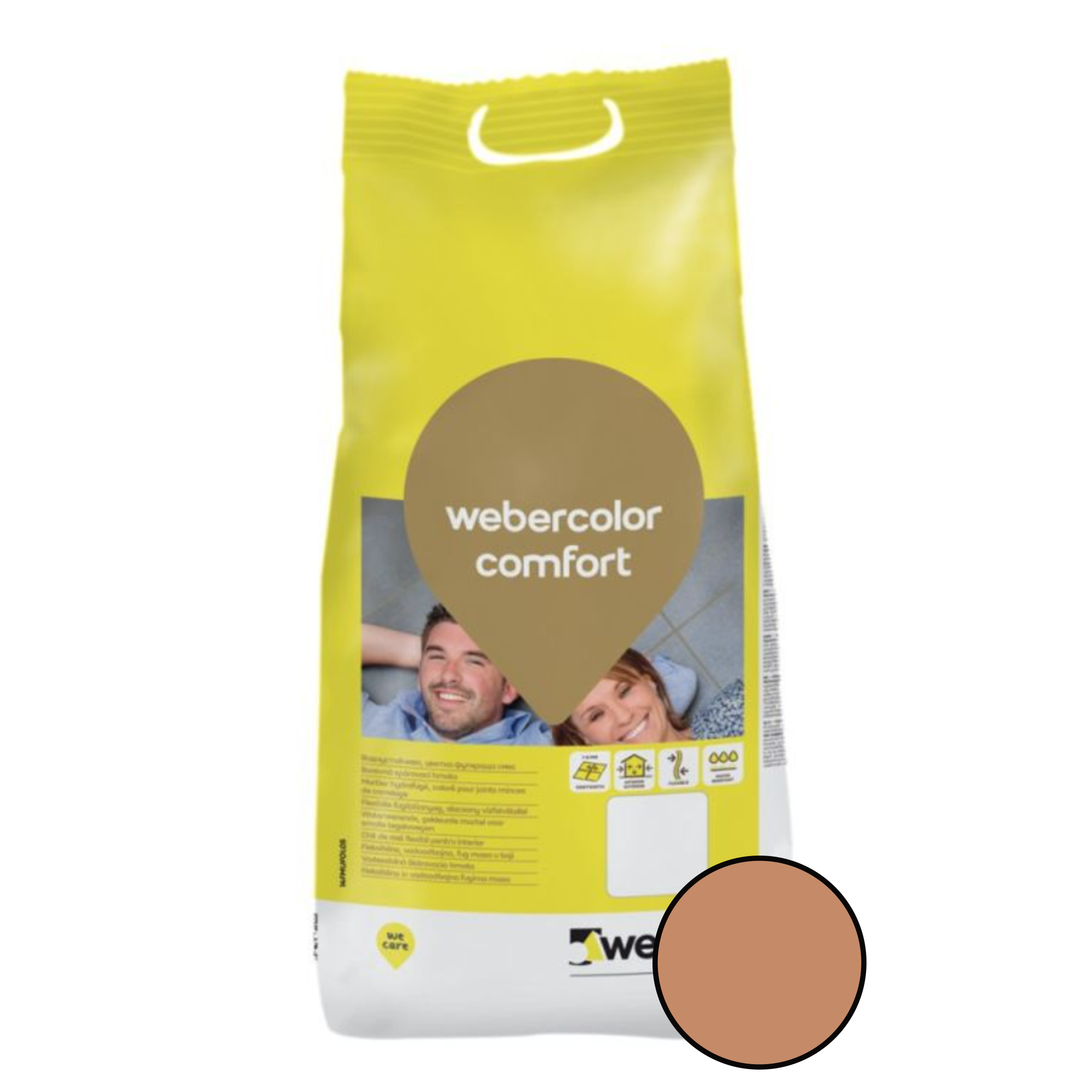 Chit de rosturi Weber Color Comfort interior exterior Chest Nut 2Kg