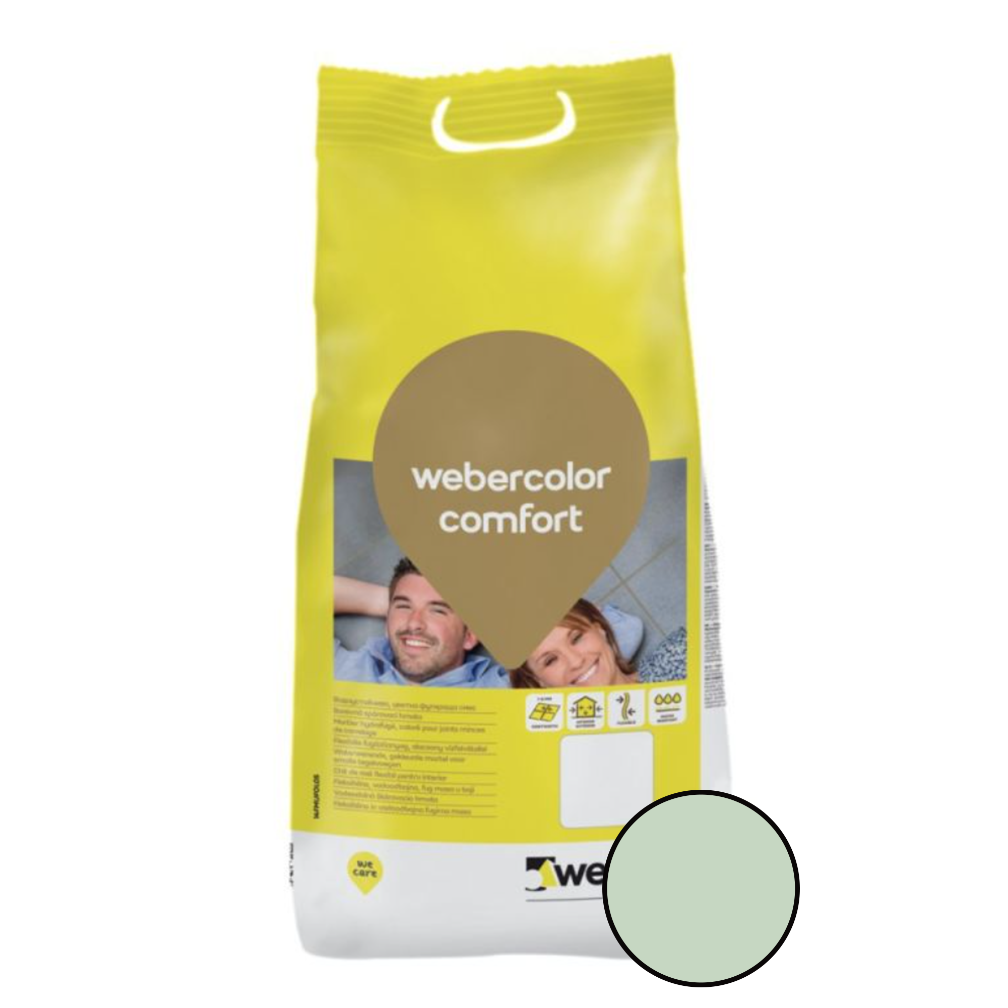 Chit de rosturi Weber Color Comfort interior exterior Lichen 2Kg