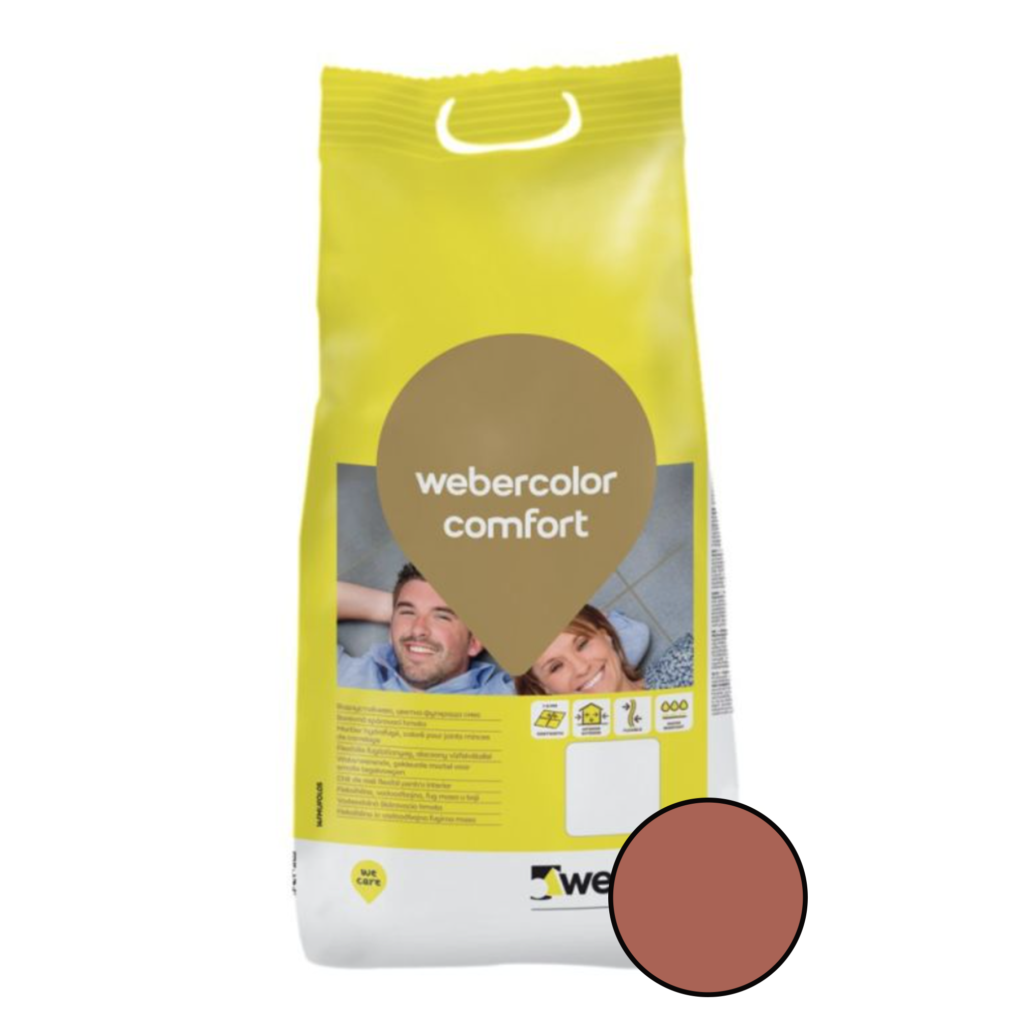 Chit de rosturi Weber Color Comfort interior exterior Cacao 5Kg