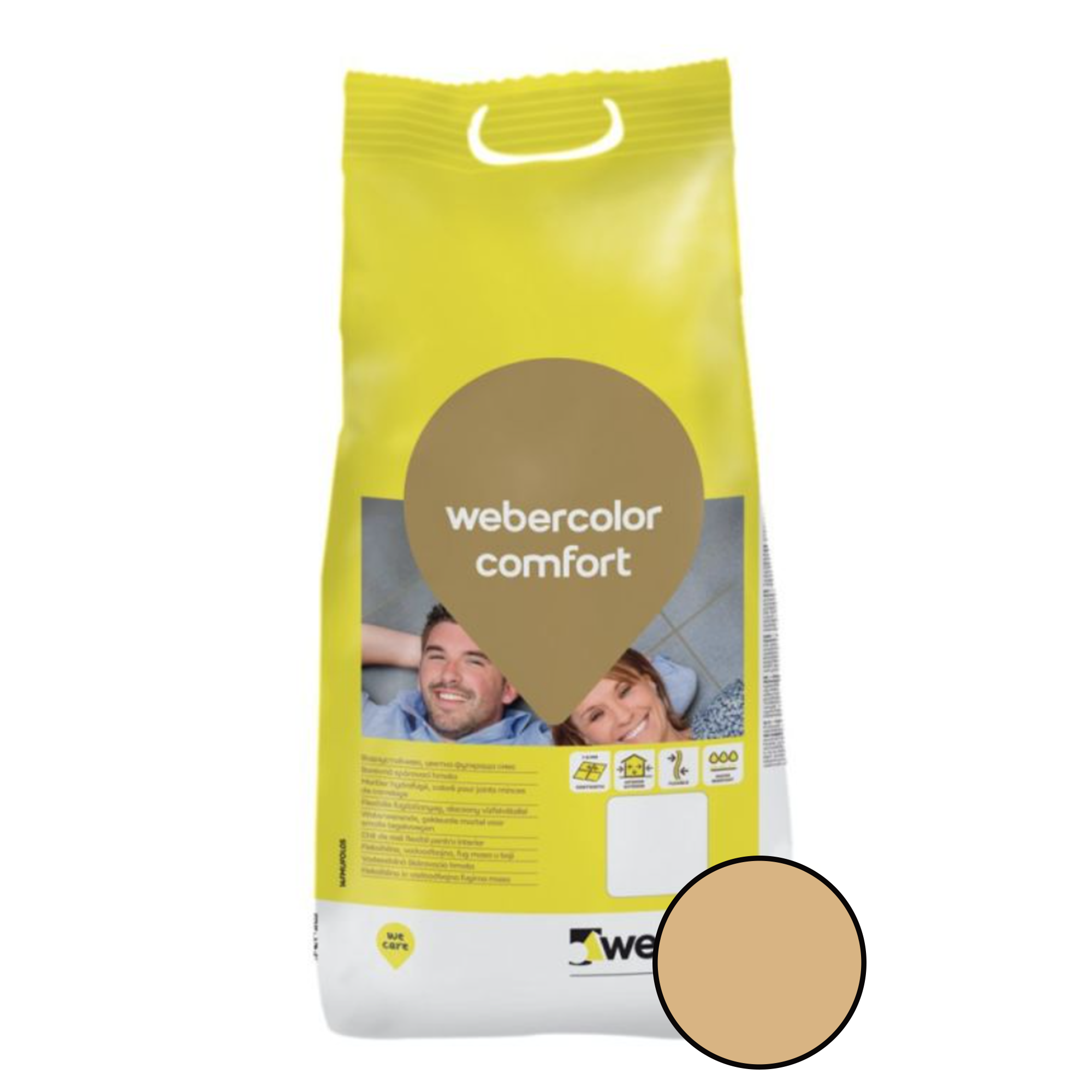 Chit de rosturi Weber Color Comfort interior exterior Toffee 2Kg