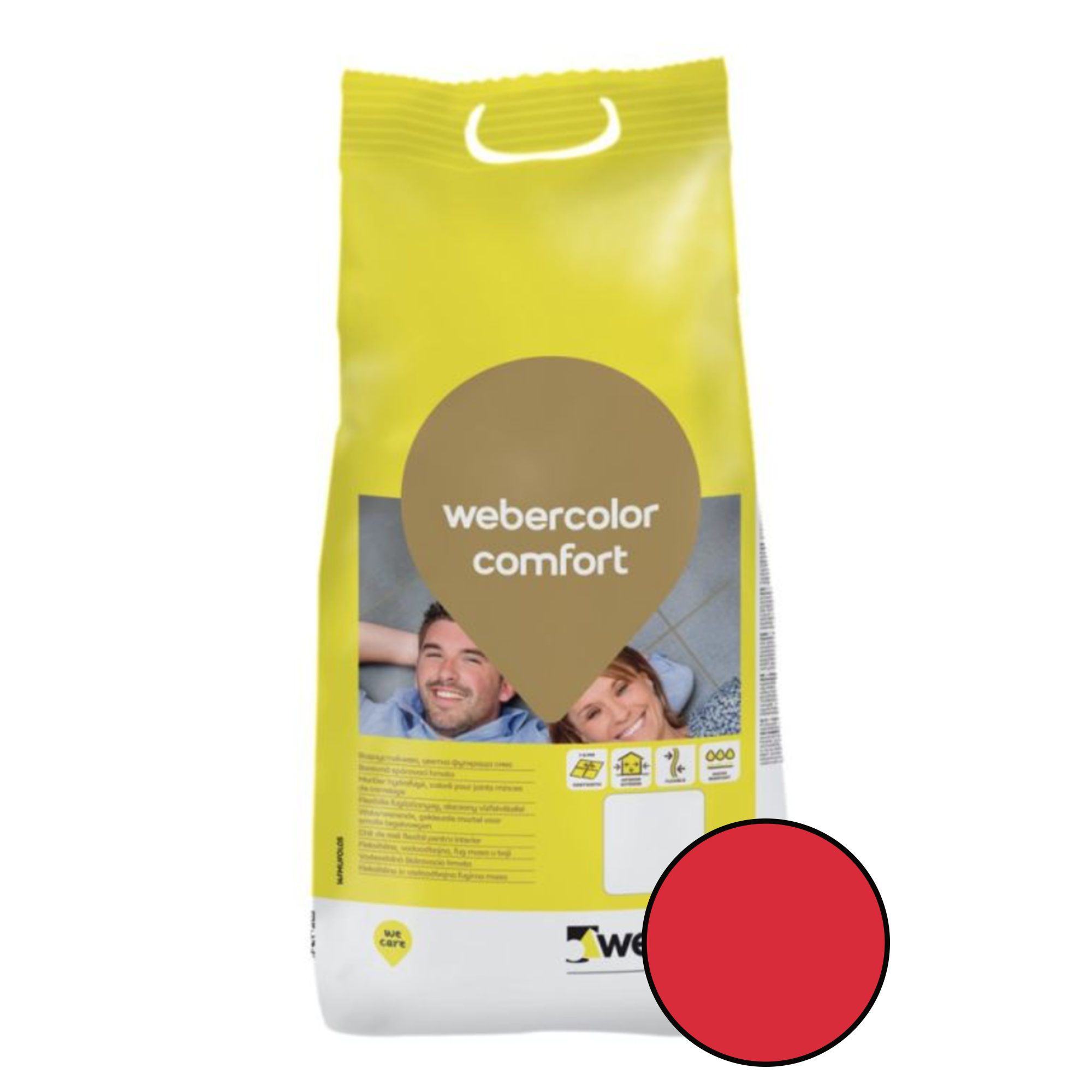 Chit de rosturi Weber Color Comfort interior exterior Chili 2Kg