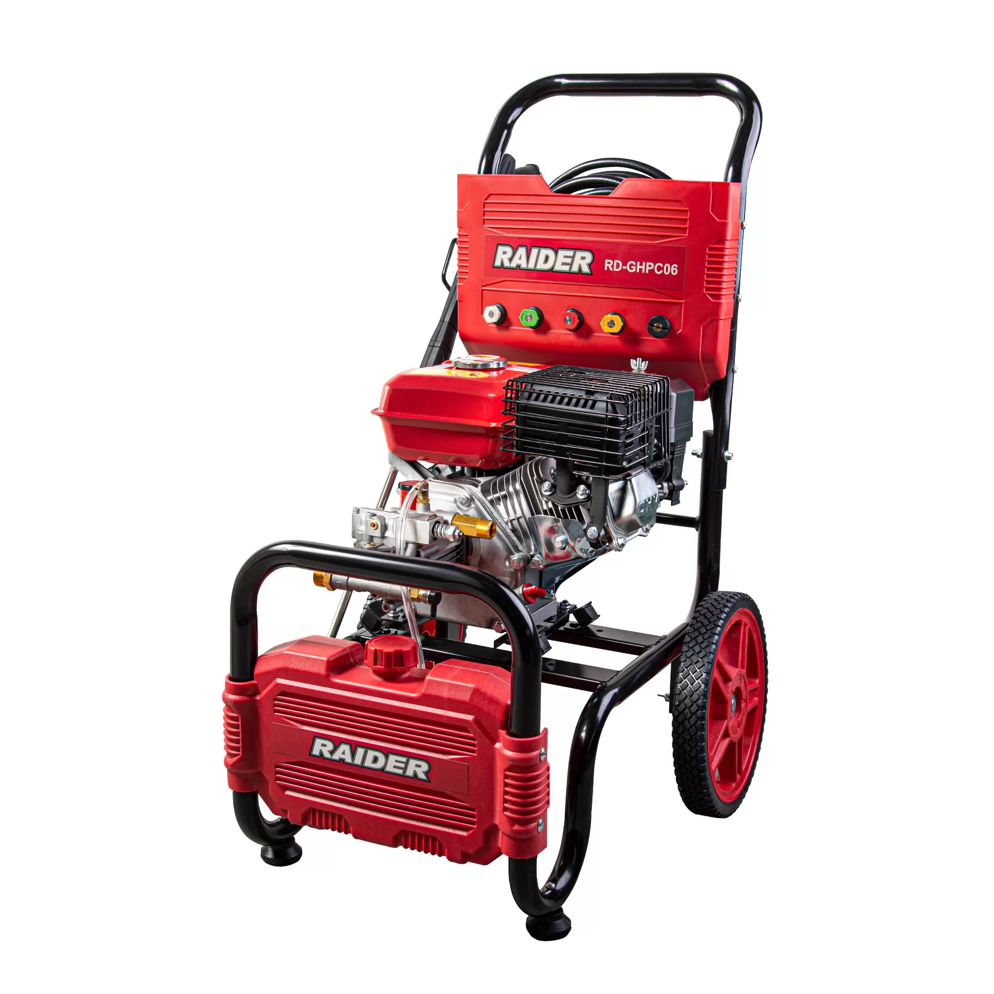 Aparat de spalat cu presiune pe benzina Raider RD-GHPC06, 5200W, 10 l min, 20MPa, 5 m