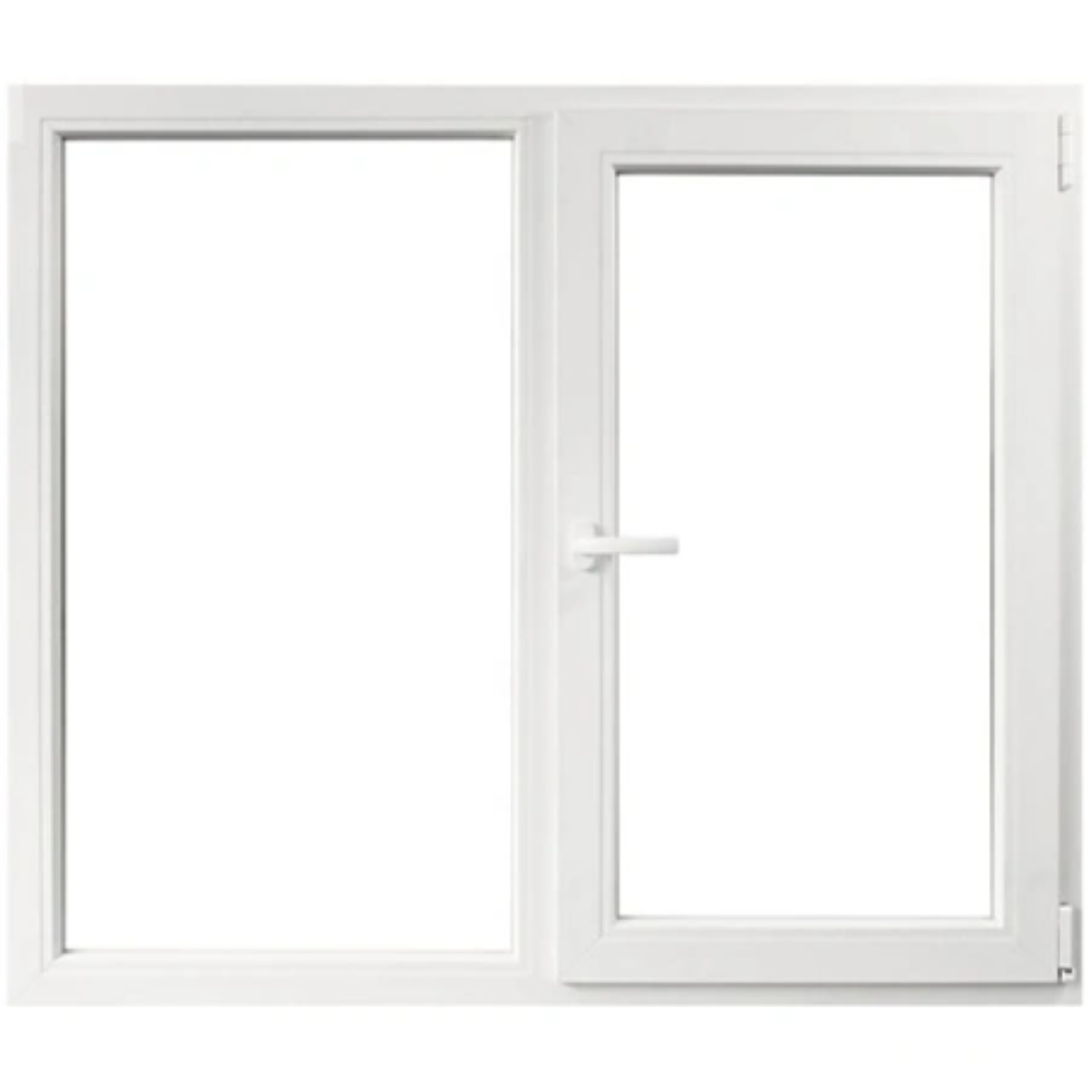 Fereastra PVC, 5 camere, deschidere dreapta oscilobatant, alb, 125�x 115 cm