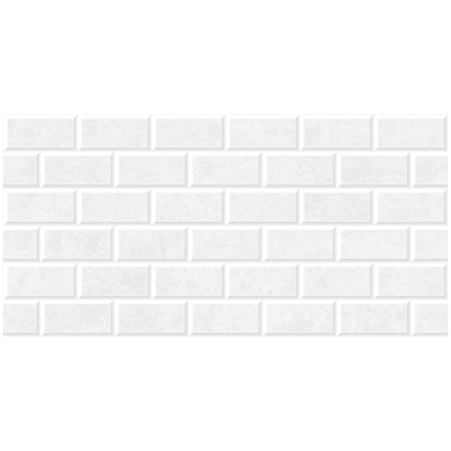 Faianta baie Metro White�17072, rectificata, alb-gri, mat luster, aspect caramizi, 30 x 60 cm