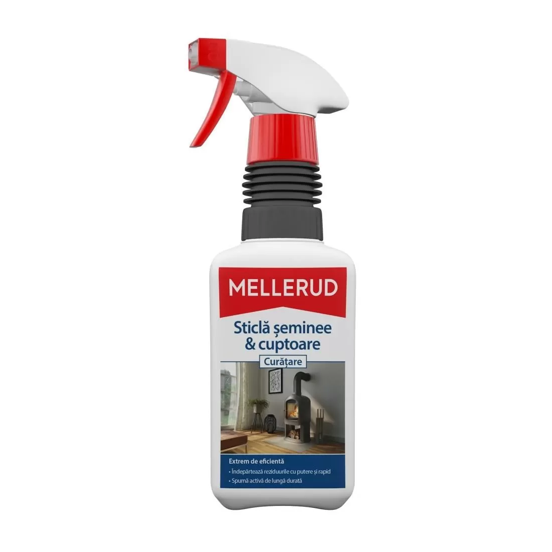 Solutie pentru curatarea semineelor si a geamurilor de la aragaz MELLERUD, 0.5 l