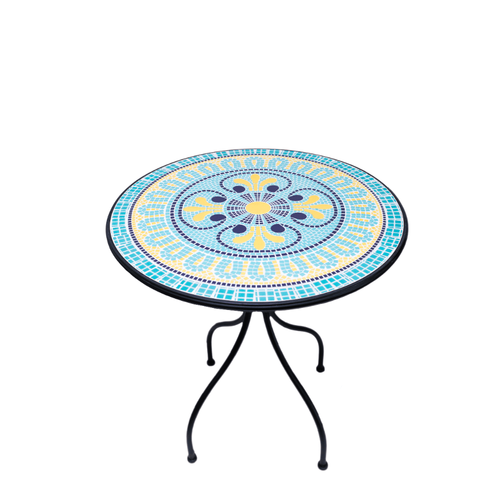 Masa rotunda Mozaic HK155067, 70 x 75 cm