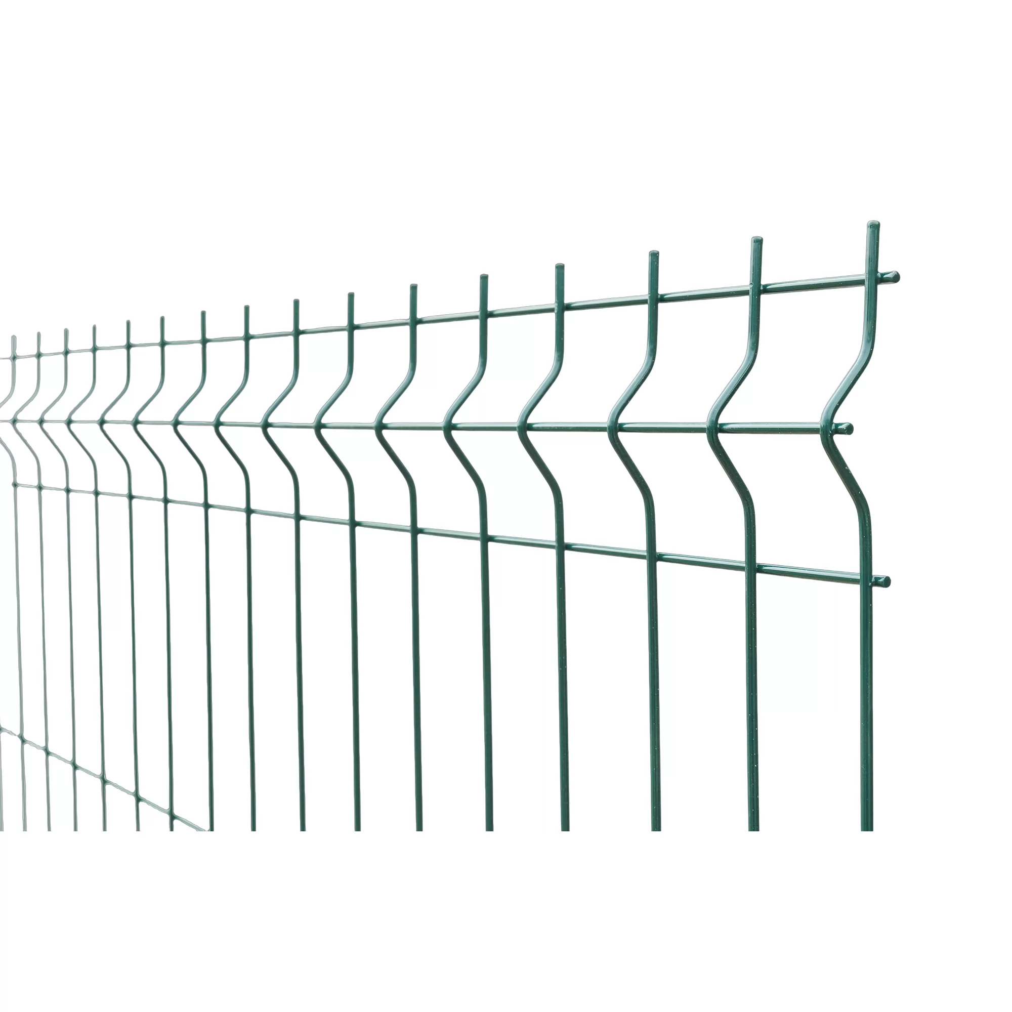 Panou gard bordurat zincat, verde, RAL 6005, 1200 x 2000�mm