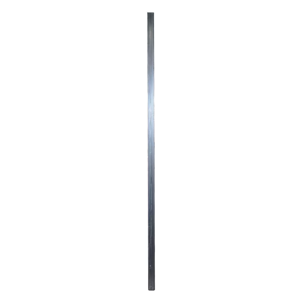 Stalp gard, otel zincat, dreptunghiular, fixare in beton, 2.5 m, 60 x 40 mm