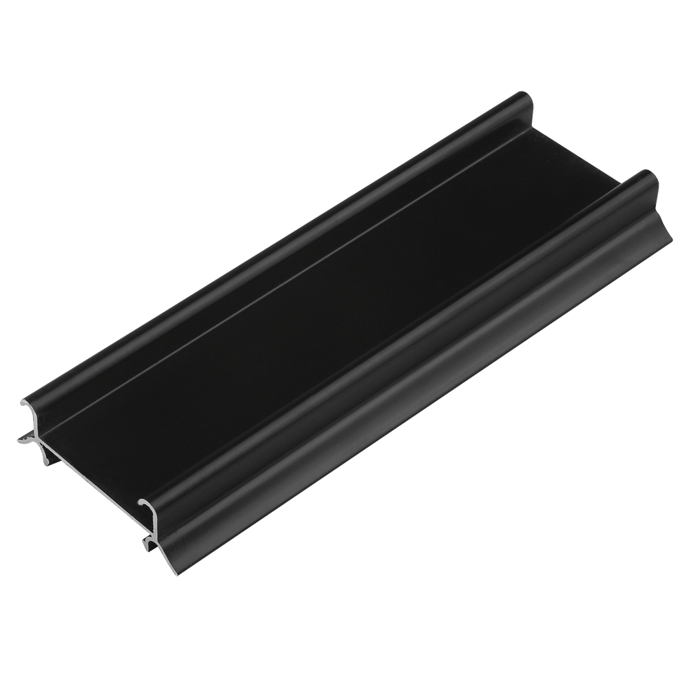 Profil aluminiu rulare inferior, Omega Multiomega Eco, negru mat, 3 m