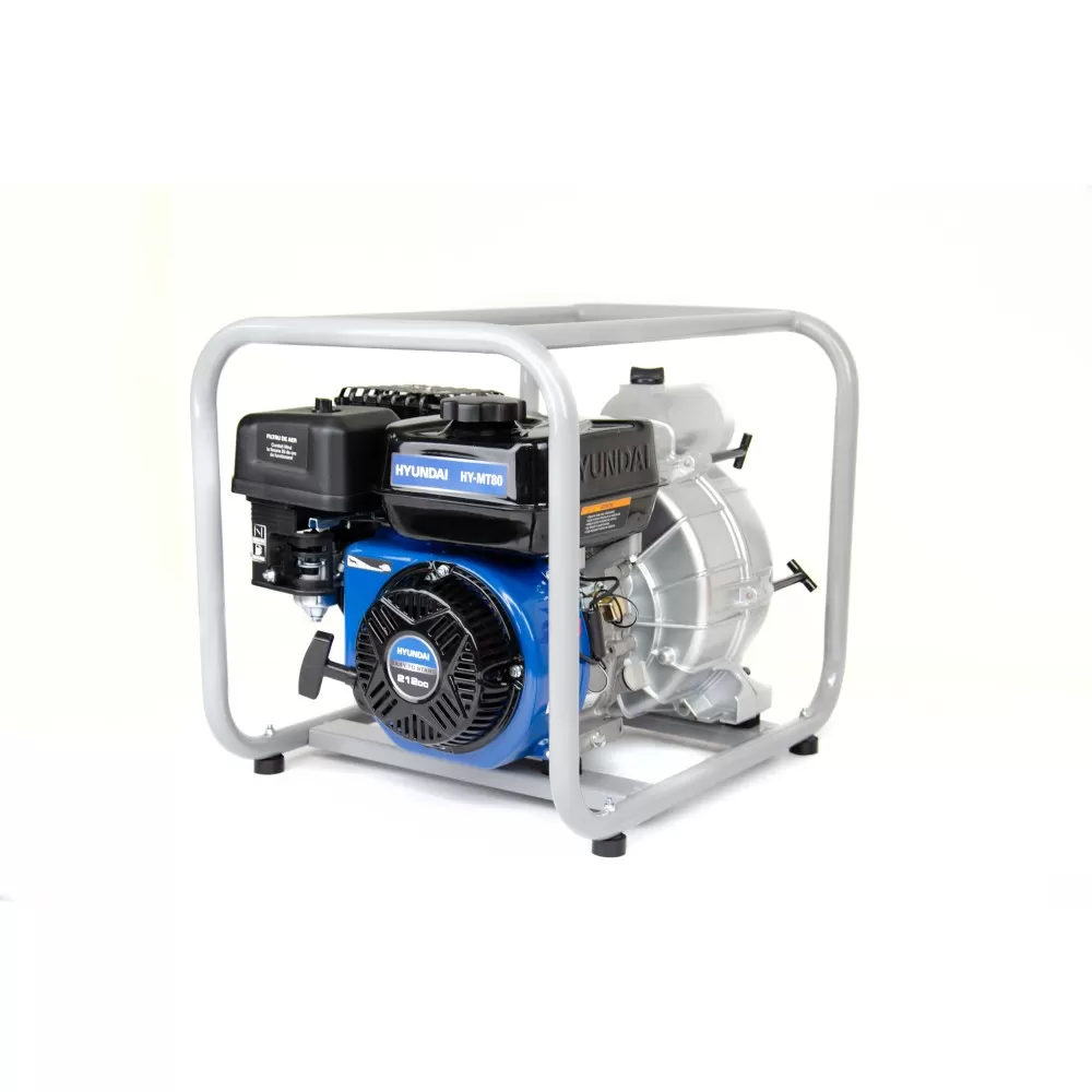 Motopompa ape murdare Hyundai HY-MT80, motor 4 timpi, 5.8 CP, debit maxim 750l min