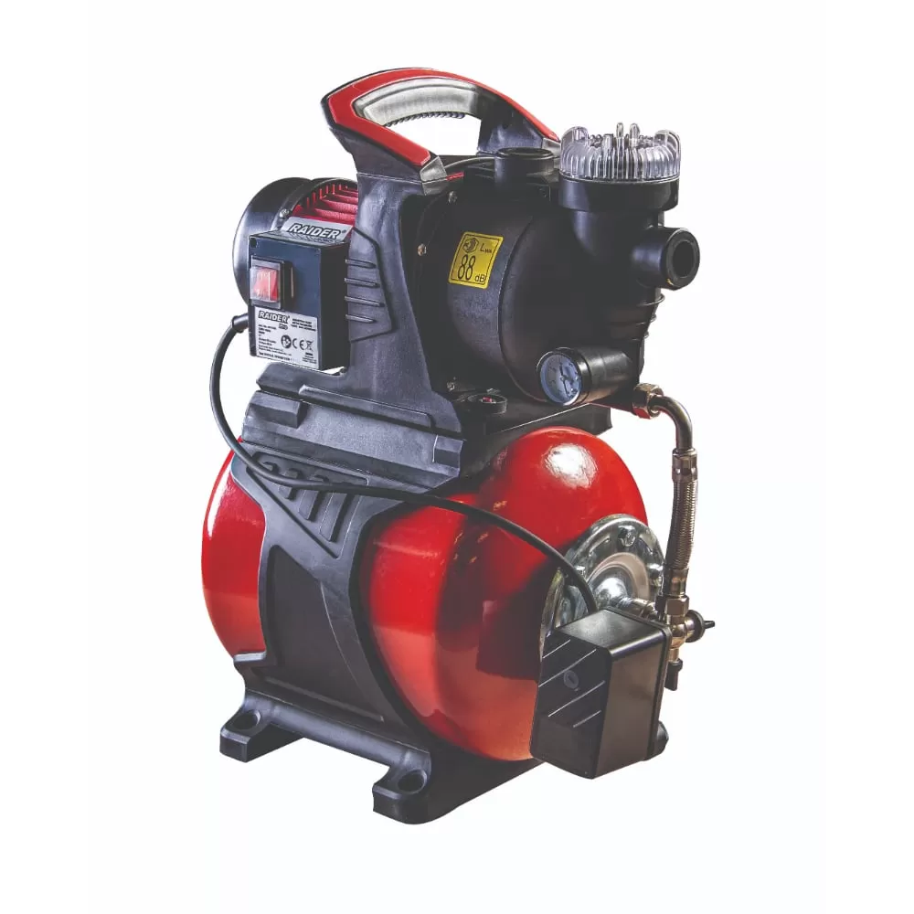 Hidrofor cu rezervor Raider RD-WP800SW, 3 bar, 53 l min, 800W