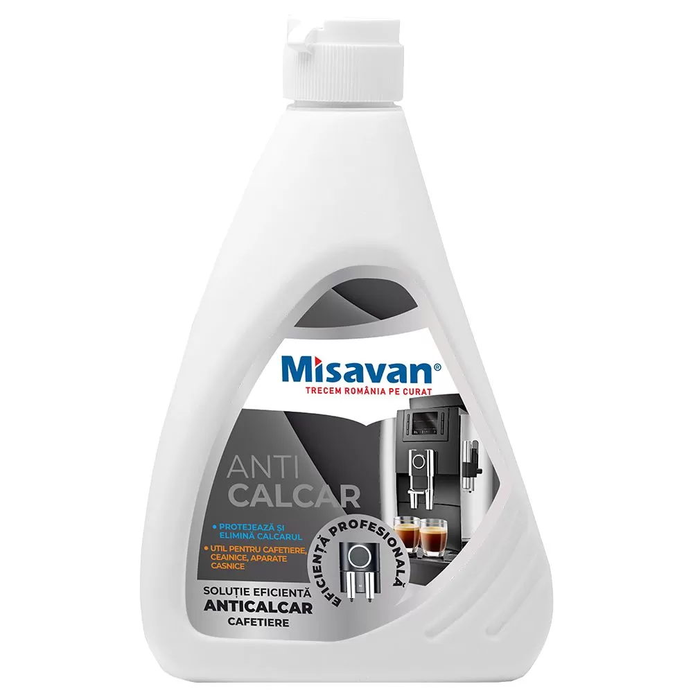 Solutie anticalcar pentru cafetiere Misavan, 500 ml